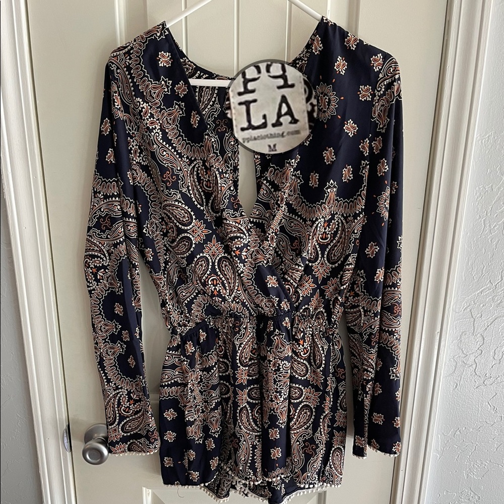 Long sleeved romper
